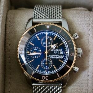 2023 Breitling Superocean Chronometer in Blue and Gold